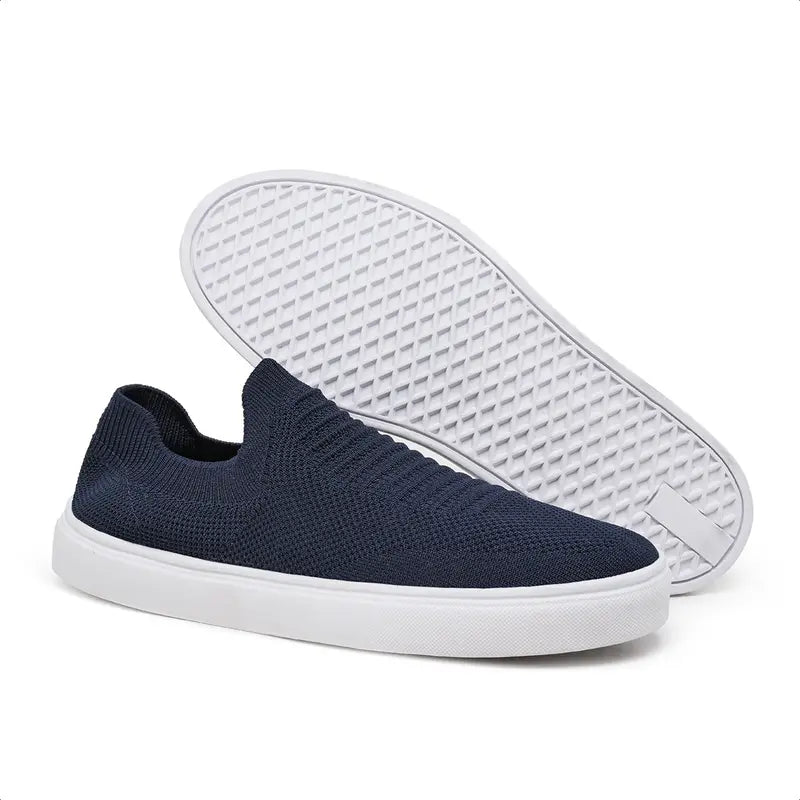 Tênis Knit - Calce Fácil, Tecido Respirável + Palmilha Ortopédica em Gel