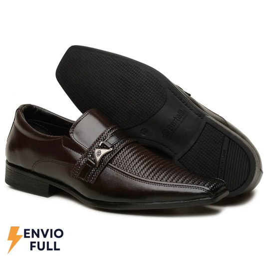 Sapato Masculino Social Luxo Couro Trançado